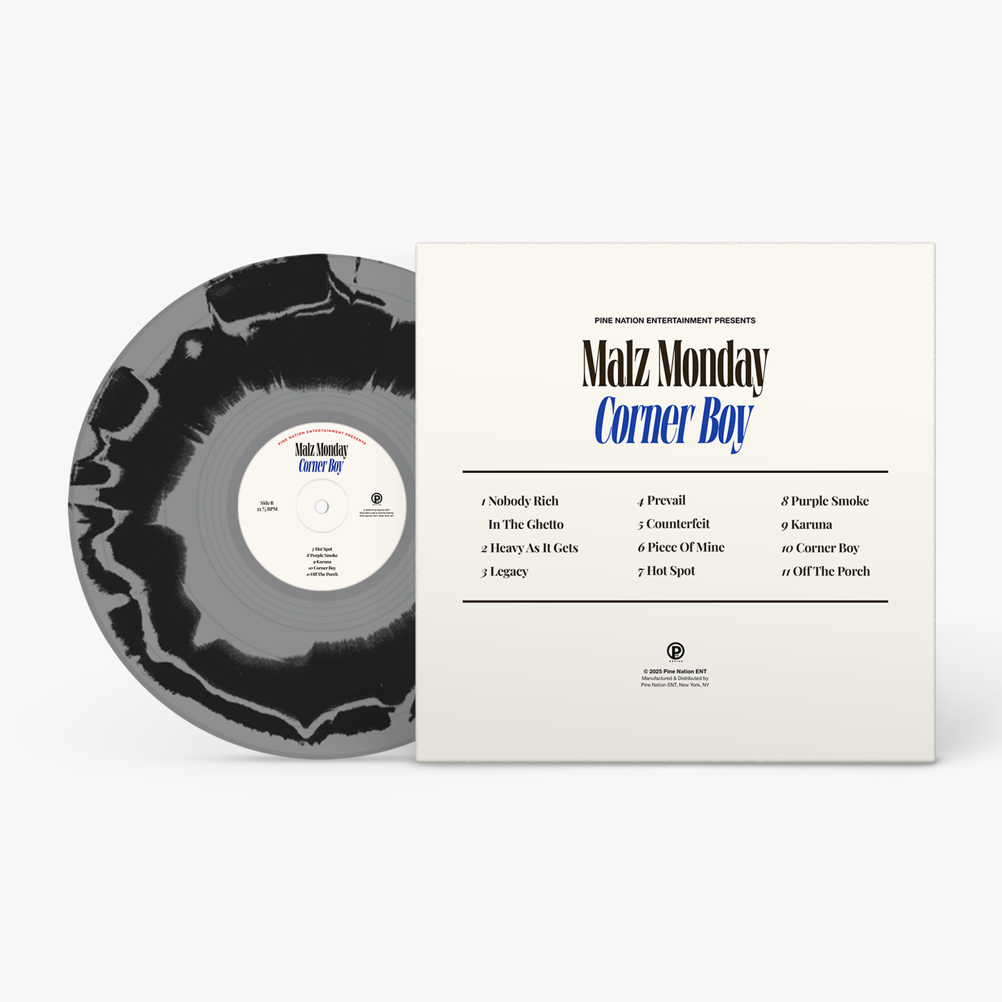 CORNER BOY - (SIGNED - LP - GRAY/BLACK VINYL 180G)