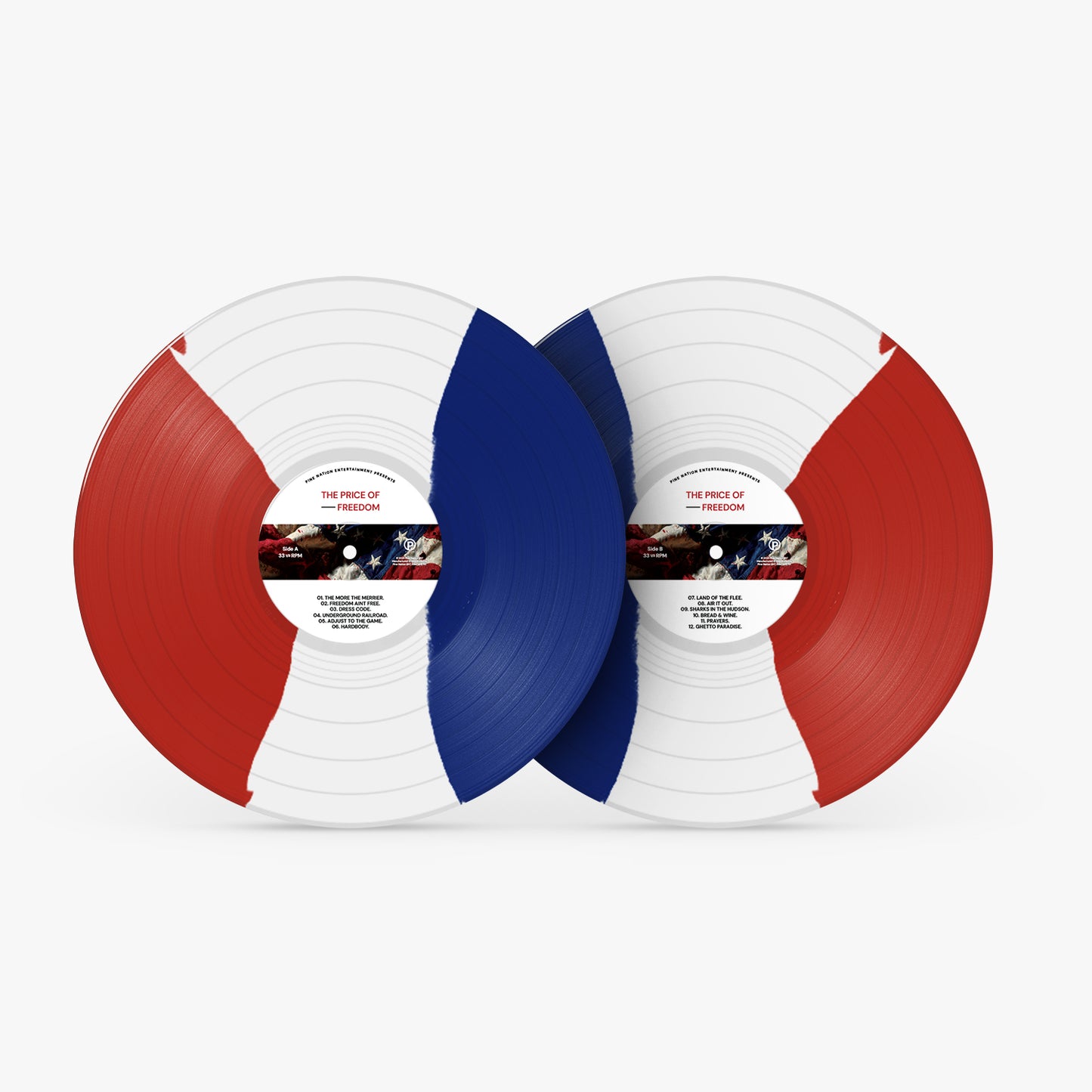 THE PRICE OF FREEDOM - (SIGNED - LP - 2 BONUS TRACKS - RED/WHITE/BLUE VINYL 180G)